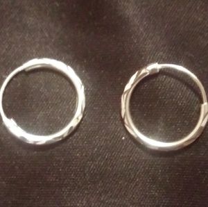 Sterling Silver hoops